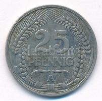 Német Birodalom 1910A 25pf Ni T:2,2- patina, ü. German Empire 1910A 25 Pfennig Ni C:XF,VF patina, ding Krause KM#18