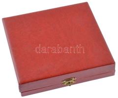 Palotás József (1947-) DN "Dunai Vasmű 25 éves Törzsgárdatag" öntött bronz plakett, hátold...