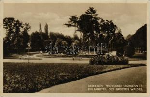 Debrecen, Nagyerdei park