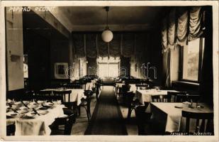 1932 Poprád (Magas-Tátra, Vysoké Tatry); Redout / Vigadó étterem / redoute, restaurant, interior. L. Petrovits photo (fa)