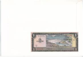 Salvador 1980. 1C felbélyegzett borítékban, bélyegzéssel T:I Salvador 1980. 1 Colón in envelope with...