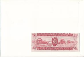 Guyana 1983. 1$ felbélyegzett borítékban, bélyegzéssel T:1 Guyana 1983. 1 Dollar in envelope with st...