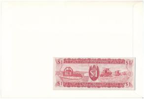Guyana 1983. 1$ felbélyegzett borítékban, bélyegzéssel T:1 Guyana 1983. 1 Dollar in envelope with st...