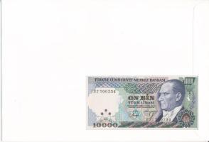 Törökország 1970. 10.000L felbélyegzett borítékban, bélyegzéssel T:I Turkey 1970. 10.000 Lira in env...