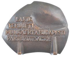 Rózsa Péter (1926-2015) ~1980. "Lakóterületi munkáért a Budapesti Pártbizottságtól" kétold...