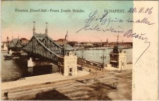 1906 Budapest, Ferenc József híd (EK)