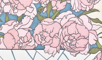 Kun Sarolta (1990-): Zodiákus sorozat: Bak. Vegyes technika, papír, jelzett, felcsavarva, 40x50 cm