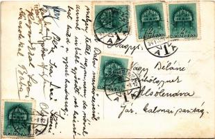 1941 Budapest XVIII. Pestszentlőrinc, Pusztaszentlőrinc, Szentlőrinc (?); ház. photo (fl)