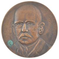 2009. Dr. Spett Ernő polgármester 1878-1949 - Halálának 60. évfordulója alkalmára egyoldalas öntött bronz plakett (116mm) T:1- patina