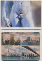 5 db MODERN 3D dimenziós motívum képeslap / 5 modern dimensional (3D) motive postcards