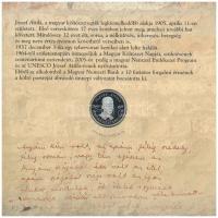 2005. 1Ft-100Ft (7xklf) forgalmi sor szettben + 2005. 10Ft "József Attila" T:PP Adamo FO39...