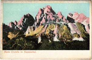 Monte Cristallo, Kristallberg (Südtirol); Monte Cristallo im Ampezzotal (small tear)