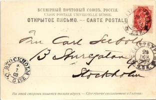 1903 Saint Petersburg, St. Petersbourg, Leningrad, Petrograd; La Néva et le Palais d'Hiver / Ne...