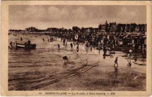 1930 Berck, La Plage a Mer Haute / beach, bathers (Rb)