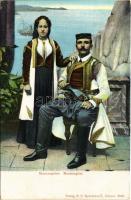 Montenegriner / Montenegrini / Montenegrin folklore, couple