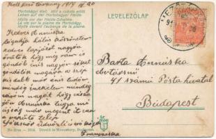 1919 Hortobágy, Idill a csárda előtt, magyar folklór (EB)