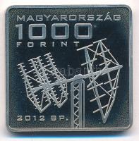 2012. 1000Ft "MASAT-1, az első magyar műhold" kapszulában T:PP patina Adamo EM248