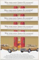 Johnnie Walker Red Label - 5 db modern whiskey reklám képeslap / 5 modern whiskey advertising postcards
