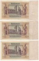 Német Harmadik Birodalom 1942. 5M (3db, sorszámkövető és közeli sorszám) T:III
German Third Empire ...