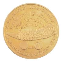 Lebó Ferenc (1960-) 1996. "A Honfoglalás emlékére 896-1996 / Vérszerződés" kétoldalas aran...