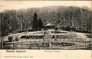 1909 Ungvár, Uzshorod, Uzhhorod, Uzhorod; Nevickei tájkép. Steinfeld Dezső kiadása / Nevytske park