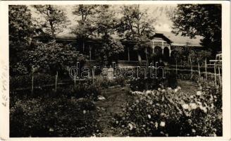 1944 Lévárt, Lévárt-fürdő, Lévárd, Gemer-Levárdske Kúpele, Leváre; gyógyfürdő és kert. Blasko János kiadása / spa and garden