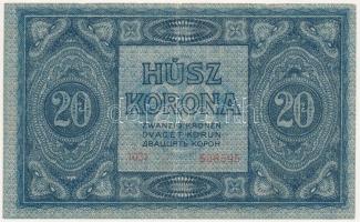 1919. július 15. 20K "1031 508595" T:III szép papír Adamo K19