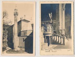 Pécs - 4 db régi képeslap