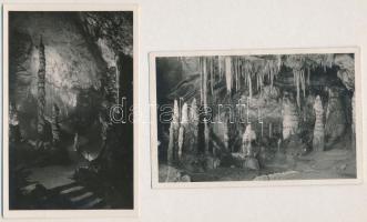 Aggteleki cseppkőbarlang - 7 db régi képeslap