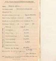 1918-1923 Az Első Duna-Gőzhajózási Társaság (Erste Donau-Dampfschiffahrts-Gesellschaft) által kiállí...