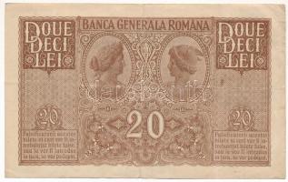 Románia / Német megszállás DN (1917) 20L "C 0064911" T:III
Romania / German Occupation ND...