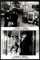 cca 1972 ,,Lázadás a buszon" című angol filmvígjáték jelenetei és szereplői, 19 db vintage prod...