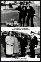 cca 1972 ,,Lázadás a buszon" című angol filmvígjáték jelenetei és szereplői, 19 db vintage prod...