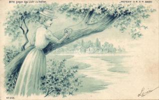 Lady in love hold to light litho (Ek)