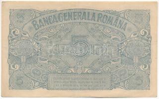Románia / Német megszállás 1917. 5L "G 17427458" T:III
szakadás Romania / German occupati...