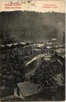 1911 Anina, Stájerlakanina, Steierdorf; Ferdinánd telep, iparvasút. Hollschütz kiadása / mine, industrial railway