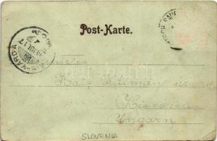 1903 Rogaska Slatina, Rohitsch-Sauerbrunn; Schwimmschule / swimming school (Rb)