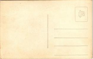 Tehén etetése / Hungarian folklore, feeding the cow. photo