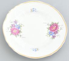 Hollóházi porcelán Hajnalka mintás, 6 személyes szendvicses / süteményes készlet, matricás, jelzett,...