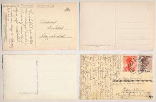 4 db RÉGI erdélyi népviseletes képeslap Székelyföldről / 4 pre-1945 Transylvanian folklore motive po...