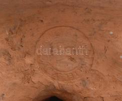 Kallós Hódmezővásárhelyi Majolika büszt. Jelzett, lepattanásokkal 25x23 cm