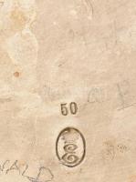 Eichwald fajansz fali dísz. Jelzett, hibátlan d: 19 cm