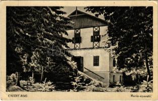 1942 Csíz, Csízfürdő, Kúpele Cíz; Mária nyaraló. Csízi Jód-Bróm Forrásfürdő R.T. kiadása / villa, spa (EB)