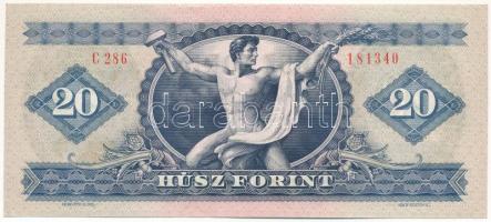 1975. 20Ft "C 286 181340" T:I- nyomdai hiba Adamo F16