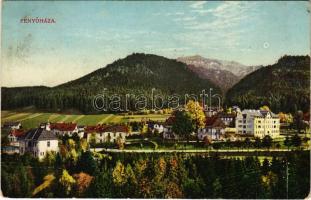 1917 Fenyőháza, Lubochna; látkép / general view, spa (EK)