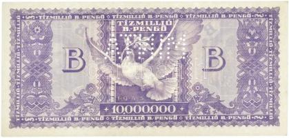 1946. 10.000.000BP hamis(?) "MINTA" perforációval T:I Adamo P38