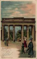 Berlin Brandenburger Tor hold to light litho s:E.Sturtevant (Ek)