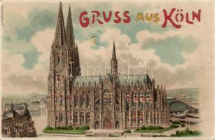 Cologne Dome hold to light litho (Rb)