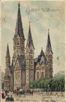 Cologne Dome hold to light litho