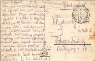 1948 Orosháza, Laktanya + tábori postával (fa)